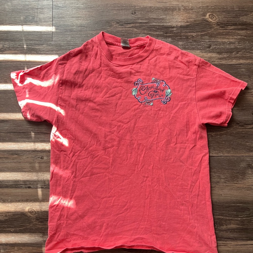American Giant Red Short Sleeve Tee
